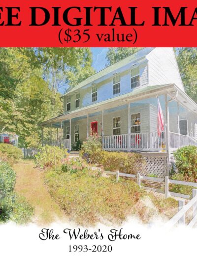 Custom Watercolor home photo on canvas, Customized family name canvas, Personalized gift with names, Realtor gift new home, First home gift