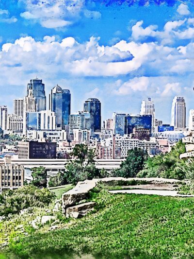 Kansas City watercolor canvas, Kansas City Canvas  Kansas City Kansas watercolor City wall art canvas,Kansas City  wall art,