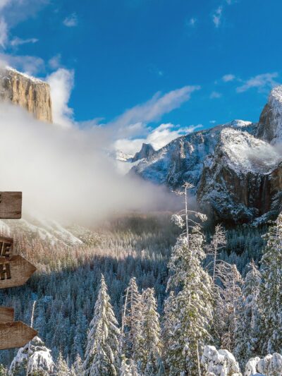 Personalized names canvas, Yosemite Park custom canvas, Color or Black and white, Sign post names  Personalized multi names canvas, mountain