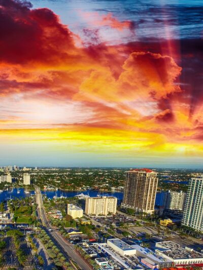 Fort Lauderdale skyline canvas, Fort Lauderdale  Canvas, Fort Lauderdale Canvas Wall Art, Florida wall art canvas, Fort Lauderdale wall art,