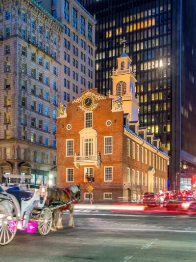 Boston Print, Boston Canvas, Boston wall art, Boston Old Town Color Canvas Art Print, Boston print, Boston photo, wall art