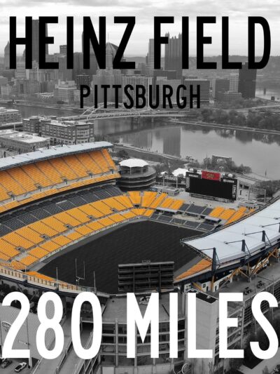 Personalized Highway Distance Sign || To: Heinz Field Pittsburgh || Pittsburgh Steelers || Heinz Field Pittsburgh highway sign ||