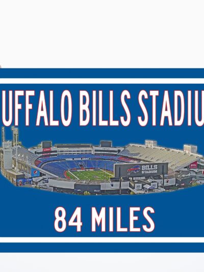 Buffalo Bills, Bills Stadium - Miles to Stadium Highway Road Sign Customize the Distance Sign ,Buffalo Bills , Billstadium sign