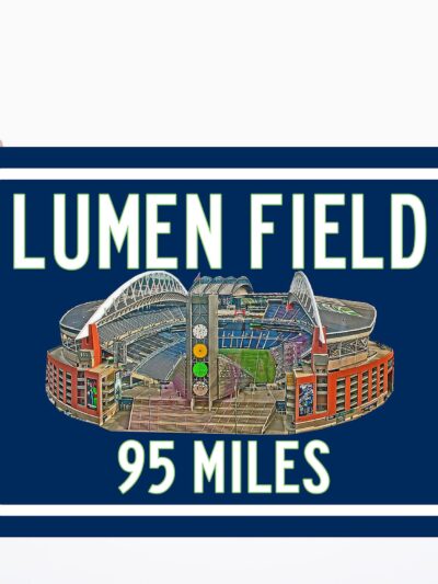 Seattle Seahawks Lumen Field- Miles to Stadium Highway Road Sign Customize the Distance Sign ,Seattle Seahawks Lumen Field