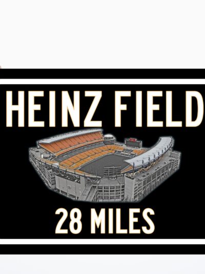 Pittsburgh Steelers Heinz Field - Miles to Stadium Highway Road Sign Customize the Distance Sign ,Pittsburgh Steelers Heinz Field sign