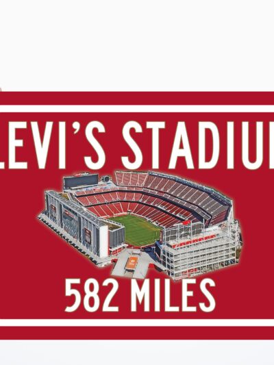 San Francisco 49ers Levi's Stadium - Miles to Stadium Highway Road Sign Customize the Distance Sign ,San Francisco 49ers Levi's stadium