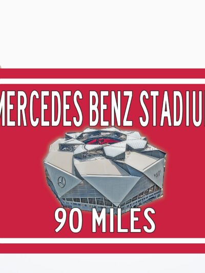 Atlanta Falcons Mercedes Benz Stadium - Miles to Stadium Highway Road Sign Customize the Distance Sign ,Atlanta Falcons Mercedes stadium