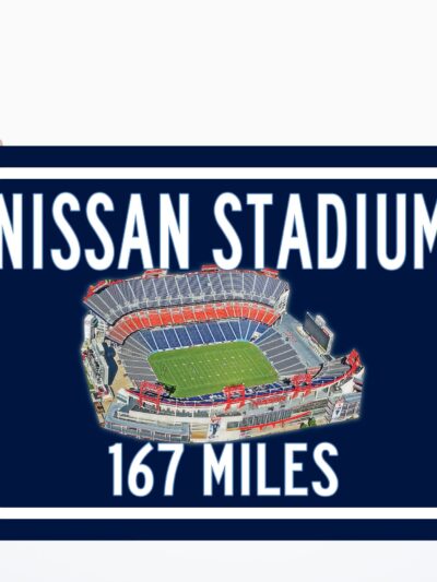 Tennessee Titans Nissan Stadium - Miles to Stadium Highway Road Sign Customize the Distance Sign ,Tennessee Titans Nissan  stadium sign