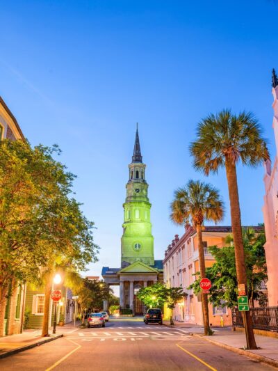 Charleston SC street scene canvas, Charleston Canvas, Charleston wall canvas, Charleston watercolor Charleston south decor