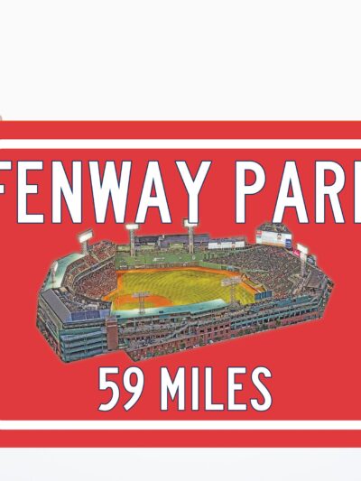 Boston Red Sox, Fenway Park Road Sign Customize the Distance Sign ,Boston Red Sox Fenway Park, Boston Red Sox Baseball