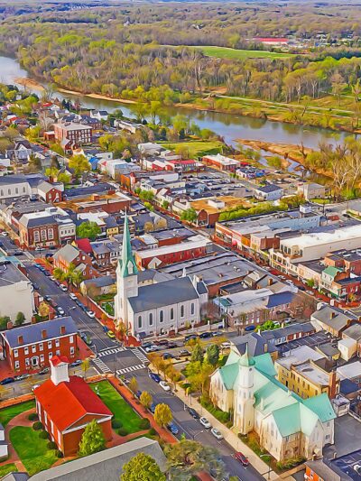 Fredericksburg skyline  canvas,Fredericksburg  Canvas, Fredericksburg Canvas Wall Art, Fredericksburg watercolor wall art canvas,