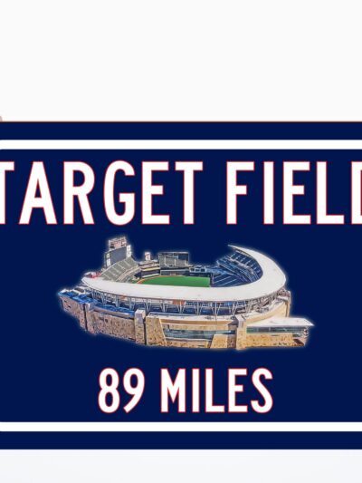 Target Field Minnesota Twins   - Miles to Stadium Highway Road Sign Customize the Distance Sign , Target Field Minnesota Twins