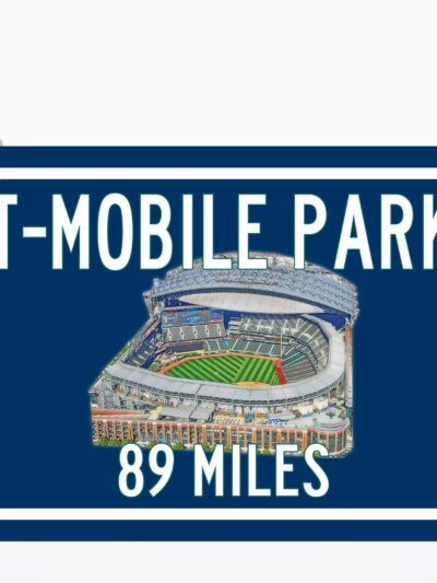 Seattle Mariners T-Mobile Park   - Miles to Stadium Highway Road Sign Customize the Distance Sign , Seattle Mariners T-Mobile Park