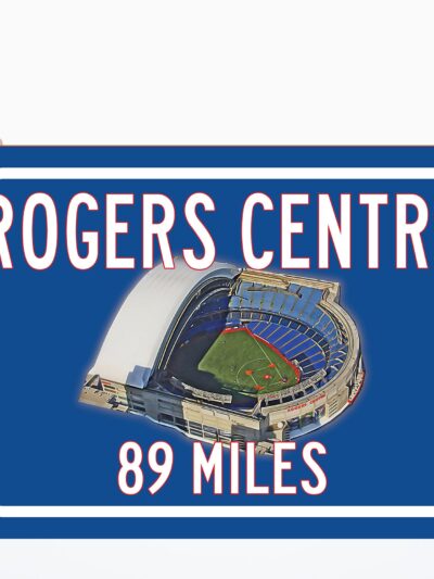 Rogers Centre Toronto Blue Jays   - Miles to Stadium Highway Road Sign Customize the Distance Sign ,Rogers Centre Toronto Blue Jays