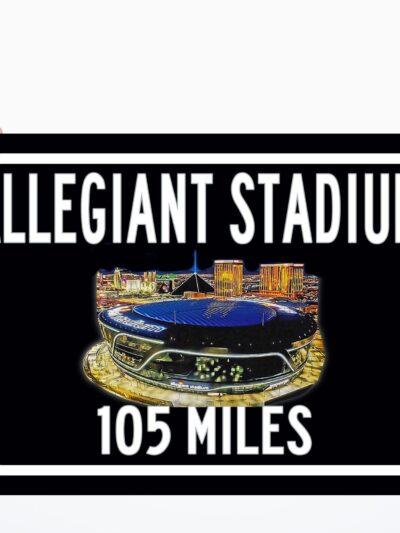Personalized Highway Distance Sign || To: Allegiant Stadium, Las Vegas|| Las Vegas Raiders ||Allegiant Stadium| Raiders highway sign ||