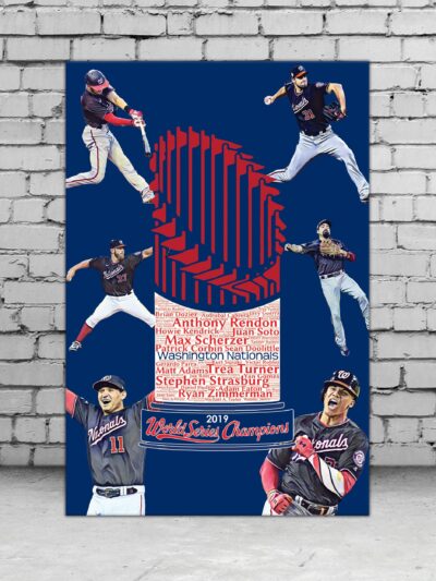 Washington Nationals World Series canvas, Washington Nationals wall art, Nationals World Series Canvas, Nationals World Series art wall