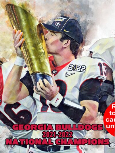 Georgia Bulldogs National Champions wall art, Georgia Football wins National Championship, Georgia Champs, Georgia Football National Champs