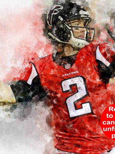 Matt Ryan Atlanta Falcons wall art, Matt Ryan Canvas, Matt Ryan Atlanta Falcons wall art, Matt Ryan poster