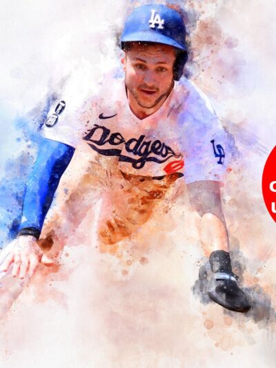 Trea Turner Los Angeles Dodgers canvas, Trea Turner wall art, Los Angeles Dodgers Canvas, Trea Turner Poster wall art