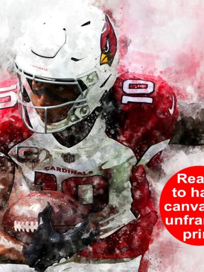 DeAndre Hopkins watercolor, Arizona Wall art wall art, DeAndre Hopkins Poster, DeAndre Hopkins Arizona Cardinals wall art poster