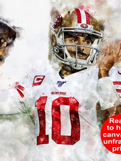 Jimmy Garoppolo San Francisco 49ers wall art, Jimmy Garoppolo Canvas, Jimmy Garoppolo San Francisco 49ers wall art, Jimmy Garoppolo poster