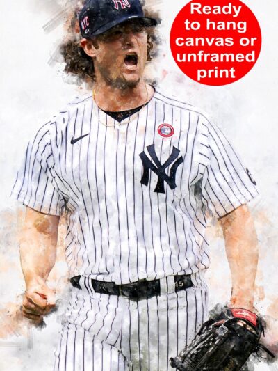 Gerrit Cole New York Yankees canvas, Gerrit Cole wall art, New York Yankees Canvas, Gerrit Cole Poster wall art