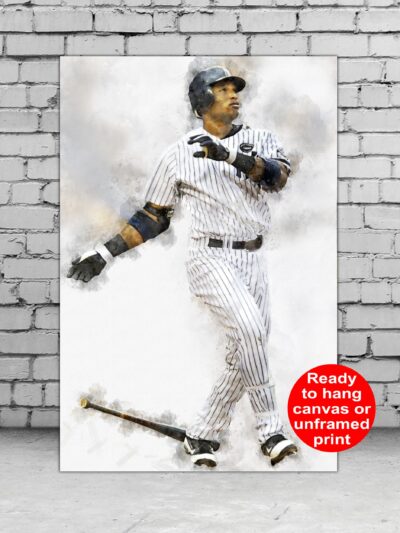 Robinson Cano New York Yankees canvas, Robinson Cano  wall art, New York Yankees Canvas, Robinson Cano  Poster wall art