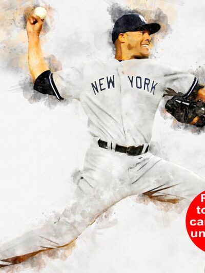 Mariano Rivera New York Yankees canvas, Mariano Rivero wall art, New York Yankees Canvas, Mariano Rivera Poster wall art
