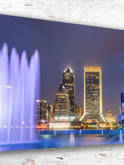 Jacksonville Canvas, Jacksonville Print, Jacksonville wall art, Jacksonville travel art print, Jacksonville Florida, Jacksonville poster