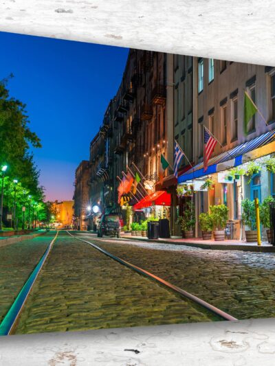 Savannah Canvas, Savannah Print, Savannah wall art, Savannah  travel art print, Savannah Georgia , Savannah  poster