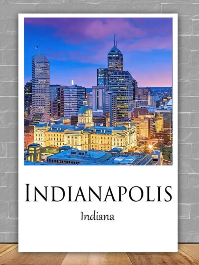 Indianapolis Canvas,  Indianapolis Print, Indianapolis  wall art, Indianapolis  travel art print,  Indianapolis Indiana, Indianapolis poster