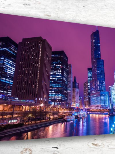 Chicago Canvas, Chicago Print, Chicago wall art, Chicago travel art print, Chicago Illinois , Chicago  poster