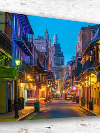 New Orleans travel art canvas print,  New Orleans wall art,  New Orleans canvas art,  New Orleans watercolor, New Orleans canvas wall art,