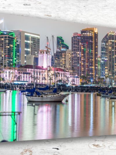 San Diego Canvas, San Diego Print,  San Diego wall art San Diego   travel art print, San Diego California  poster