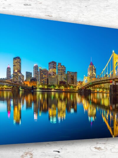 Pittsburgh travel art canvas print, Pittsburgh  wall art, Pittsburgh  canvas art,   Pittsburgh  watercolor canvas wall art, Pittsburgh print