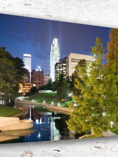Omaha travel art canvas print, Omaha wall art, Omaha canvas art,   Omaha watercolor canvas wall art,  Omaha Nebraska print