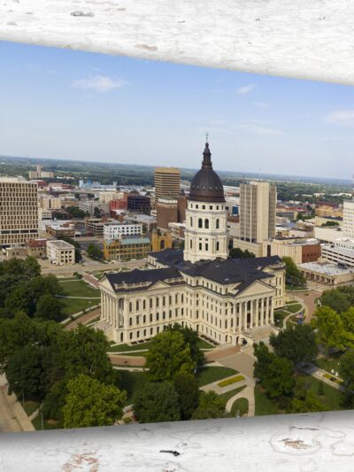 Topeka travel art canvas print, Topeka  wall art, Topeka canvas art,   Topeka  watercolor canvas wall art, Topeka Kansas print