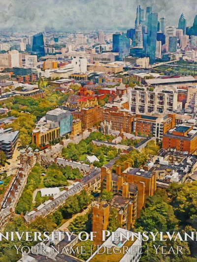 Campus Watercolor Prints